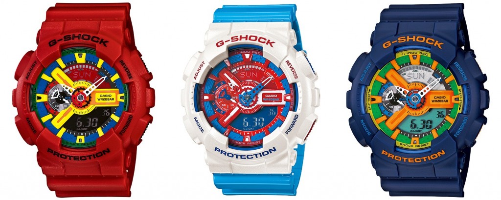 Casio G-Shock GA-110 colors